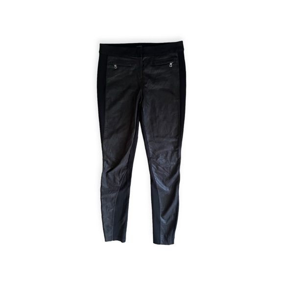 Armani Exchange pants black Small stretch  2 pockets with zippers - Picture 1 of 7